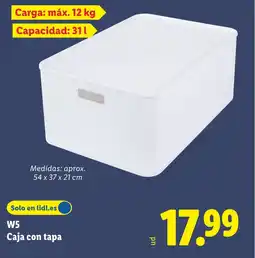 Lidl W5 Caja con tapa oferta