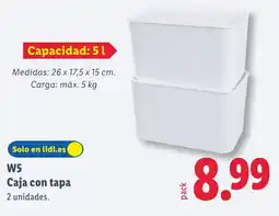Lidl W5 Caja con tapa oferta