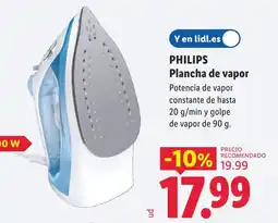 Lidl PHILIPS Plancha de vapor oferta