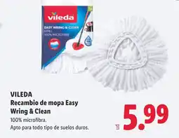Lidl VILEDA Recambio de mopa Easy Wring & Clean oferta