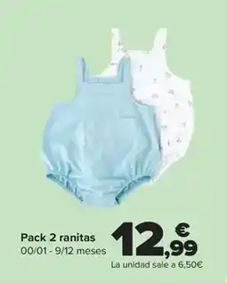 Carrefour Pack 2 ranitas oferta