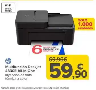 Hp - multifuncion deskjet 4330e all-in-one