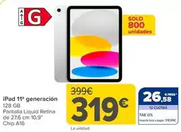 Carrefour Apple - ipad 11a generacion oferta