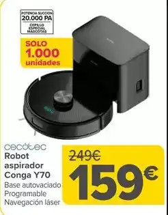 Carrefour Cecotec - robot aspirador conga y70 oferta