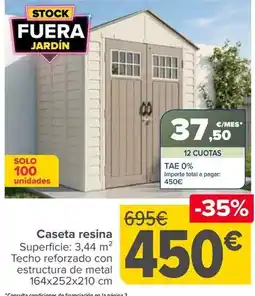 Carrefour Caseta resina oferta