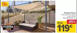 Carrefour Pergola palma oferta