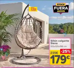 Carrefour Sillon colgante siena oferta