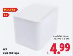 Lidl W5 Caja con tapa oferta