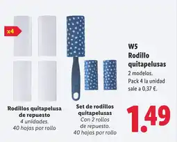 Lidl W5 Rodillo quitapelusas oferta