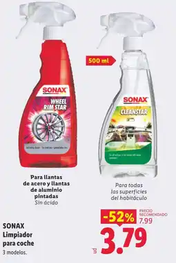 Lidl SONAX Limpiador para coche oferta