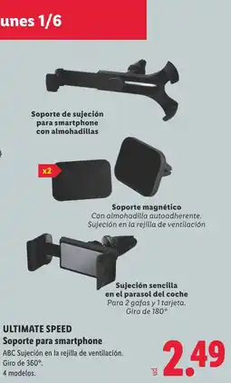 Lidl ULTIMATE SPEED Soporte para smartphone oferta