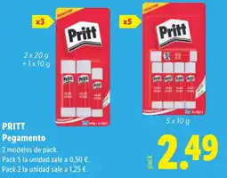 Lidl PRITT Pegamento oferta