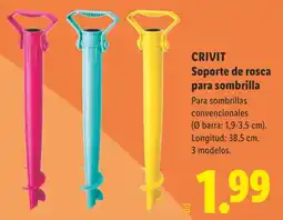 Lidl CRIVIT Soporte de rosca para sombrilla oferta