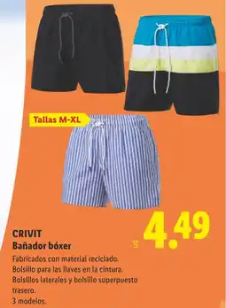 Lidl CRIVIT Bañador bóxer oferta