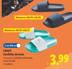 Lidl CRIVIT Sandalias de baño oferta