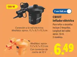 Lidl CRIVIT Inflador eléctrico oferta