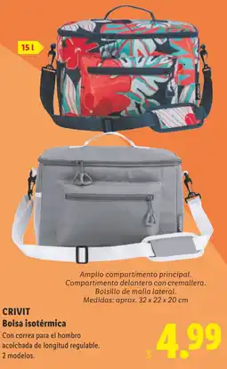 Lidl CRIVIT Bolsa isotérmica oferta