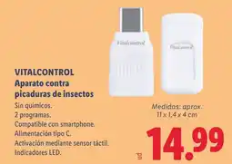 Lidl VITALCONTROL Aparato contra picaduras de insectos oferta