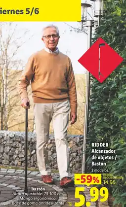 Lidl RIDDER Alcanzador de objetos/ Bastón oferta