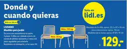 Lidl LIVARNO Muebles para jardín oferta