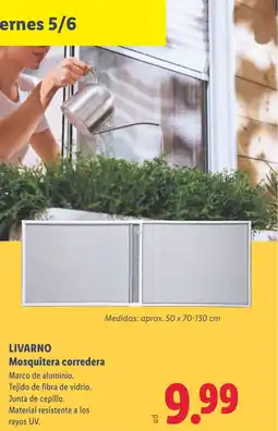 Lidl LIVARNO Mosquitera corredera oferta