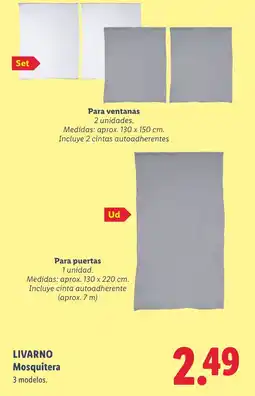 Lidl LIVARNO Mosquitera oferta