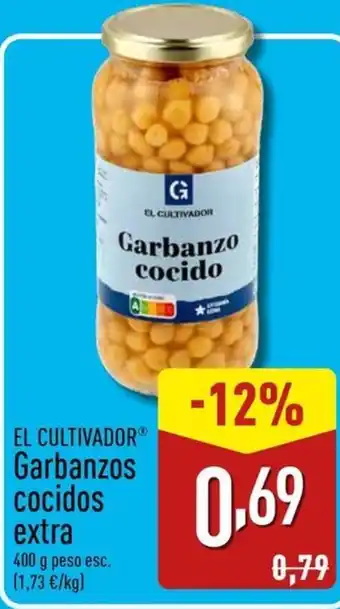 EL CULTIVADOR Garbanzos cocidos extra
