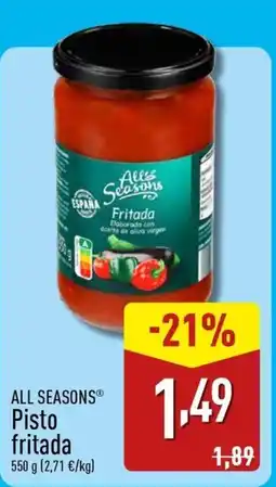 ALDI ALL SEASONS Pisto fritada oferta
