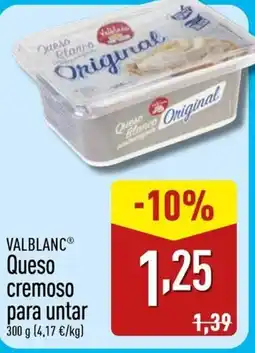ALDI VALBLANC Queso cremoso para untar oferta