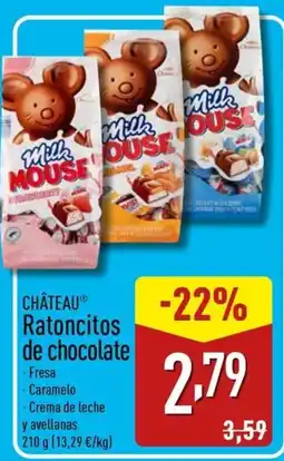 ALDI CHÂTEAU Ratoncitos de chocolate oferta