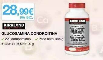 Costco Kirkland Glucosamina Condroitina oferta