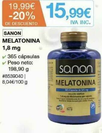 Costco Sanon Melatonina oferta