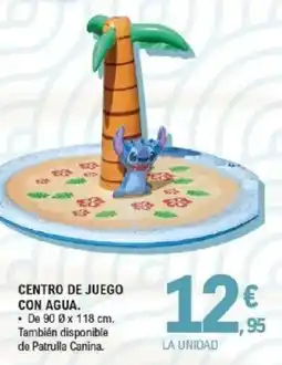 E.Leclerc Centro de juego con agua oferta