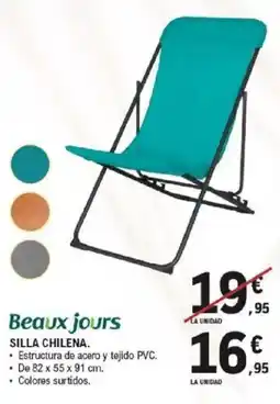 E.Leclerc BEAUX JOURS Silla chilena oferta