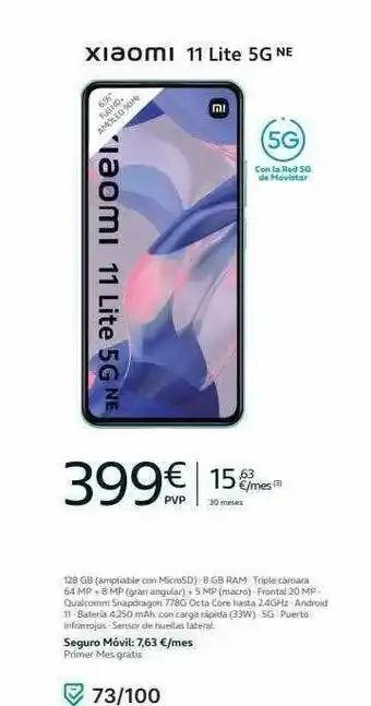 Movistar Xiami 11 Lite 5g oferta
