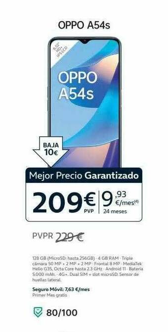 Movistar Oppo A54s oferta