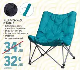 E.Leclerc Silla acolchada plegable oferta