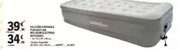 E.Leclerc Colchón hinchable flocado con inflador eléctrico oferta