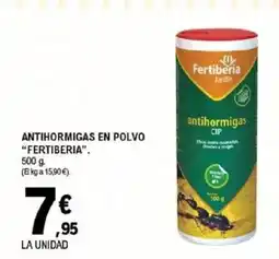 E.Leclerc FERTIBERIA Antihormigas en polvo oferta