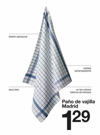 Zeeman Paño De Vajilla Madrid oferta