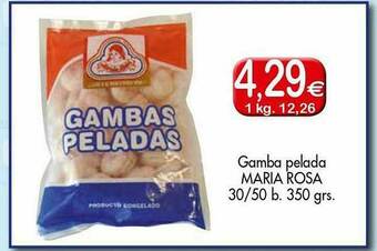 Congelados Copos Gamba Pelada Maria Rosa oferta