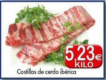 Congelados Copos Costillas De Cerdo Ibérica oferta