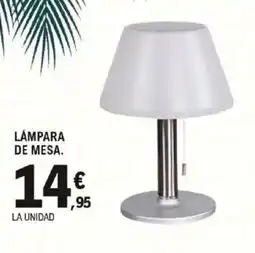 E.Leclerc Lámpara de mesa oferta