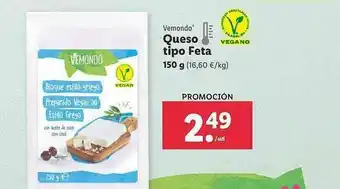 Lidl Vemondo Queso Tipo Feta oferta