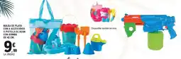 E.Leclerc Bolsa de playa con 8 accesorios o pistola de agua con bomba oferta