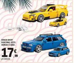 E.Leclerc Brick shop building sets: honda o audi. oferta