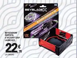 E.Leclerc BEYBLADEX Beystadium portátil o victory grip launcher. oferta
