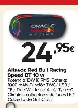 Hiper FROIZ Altavoz Red Bull Racing Speed BT 10 w oferta