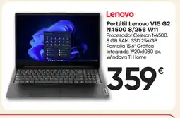 Hiper FROIZ LENOVO Portátil V15 G2 N4500 8/256 W11 oferta