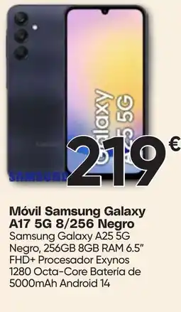 Hiper FROIZ SAMSUNG GALAXY A17 Móvil 5G 8/256 Negro oferta
